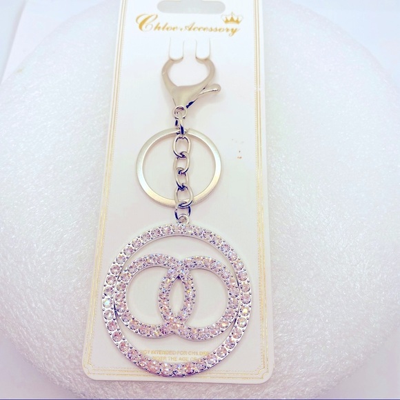 Key chain Purse Charm Crystal Unity Very Sparkly! BRAND NEW! - Picture 5 of 5